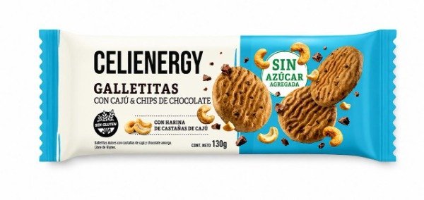 Galletitas de caju & chips de chocolate - Celienergy