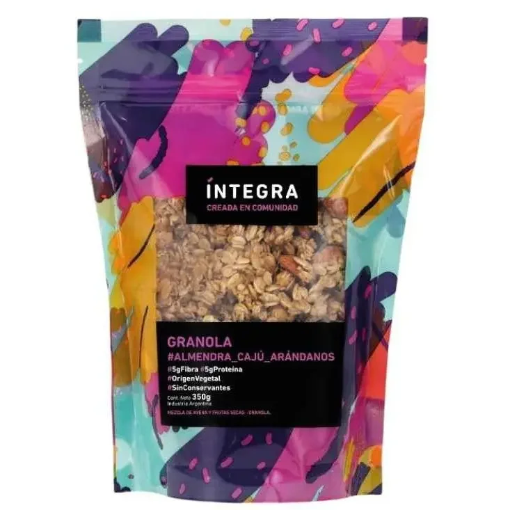 Granola de almendras, caju y arándanos - Integra