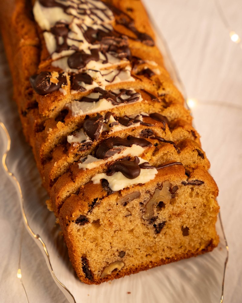 Budín de chocolate y nuez (Mascabo)