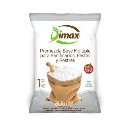 Premezcla para panificados, pastas y postres - Dimax (1kg)