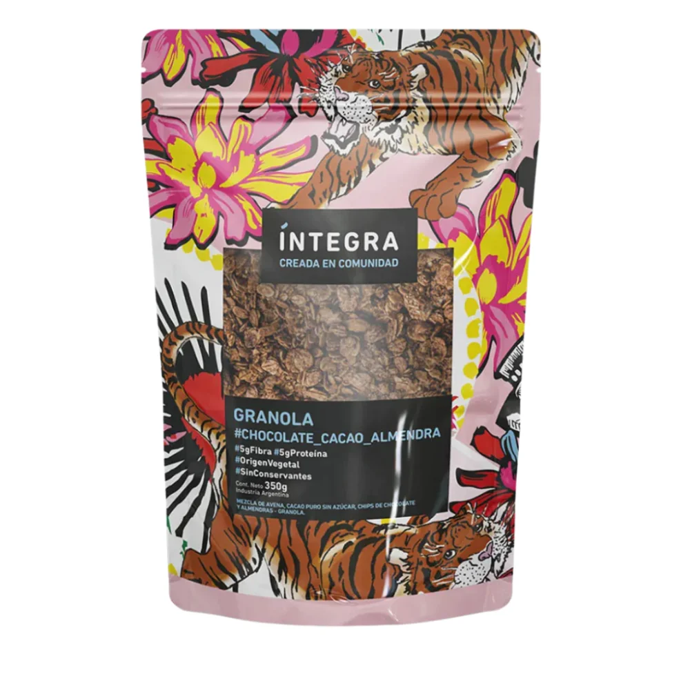 Granola de chocolate, cacao y almendras - Integra