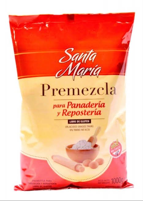 Premezcla para panaderia y repostería con lactosa - Santa María