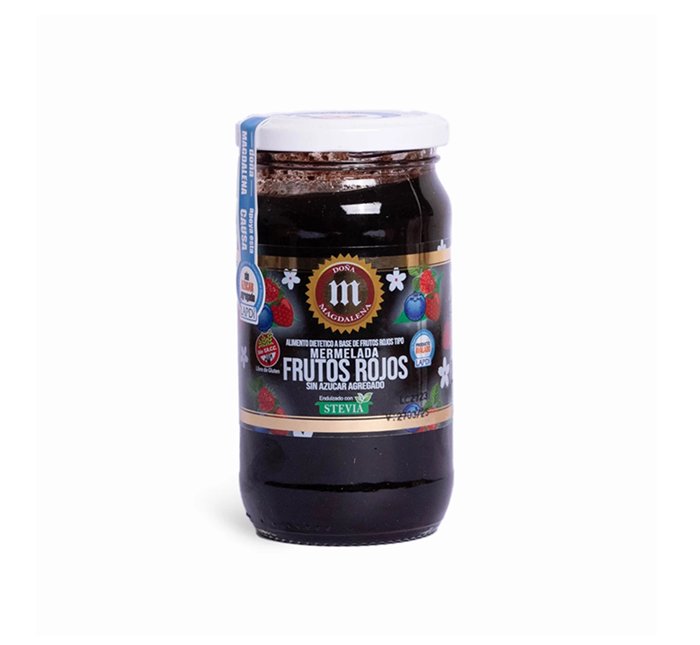 Mermelada de frutos rojos con stevia - Doña Magdalena