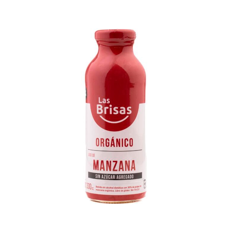 Jugo orgánico de manzana - Las brisas (330cc)
