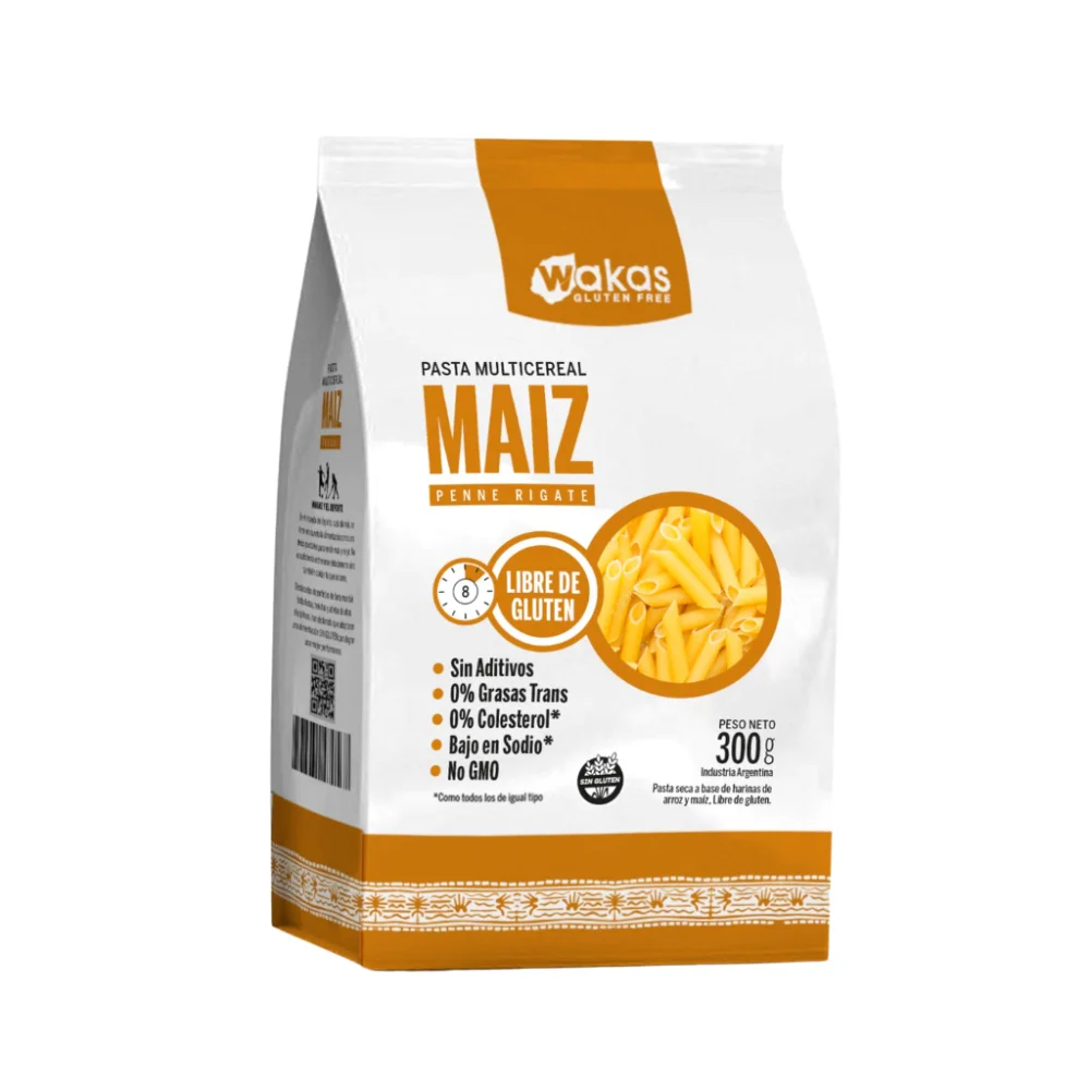 Pasta multicereal de maíz - Wakas