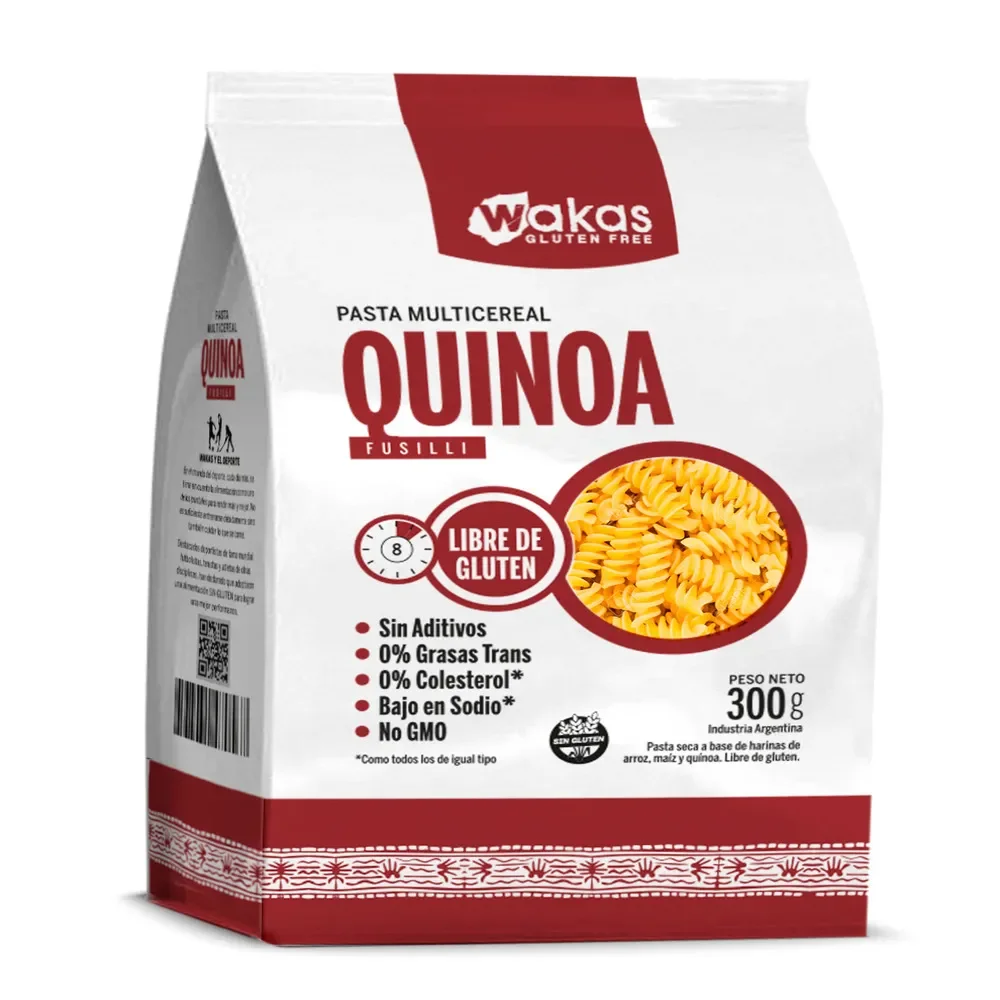 Pasta multicereal de quinoa - Wakas
