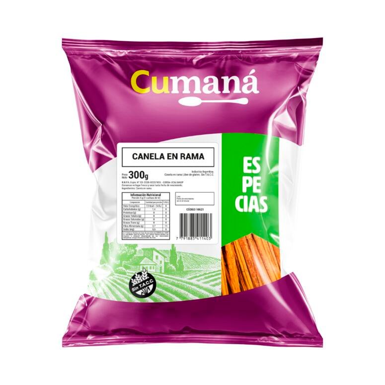 Canela en rama - Cumaná (300gr)