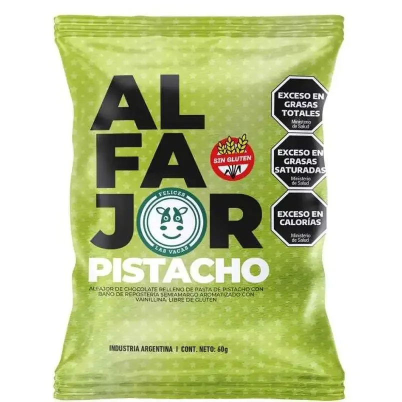 Alfajor de pistacho - Felices las Vacas