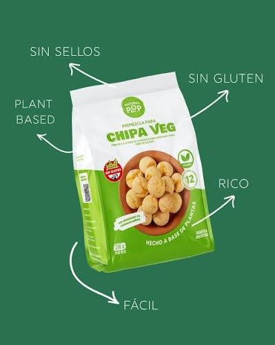 Premezcla para chipa vegano - Natural Pop