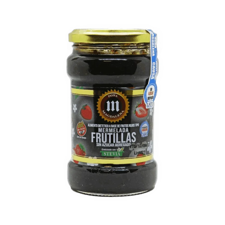 Mermelada de frutilla con stevia - Doña Magdalena