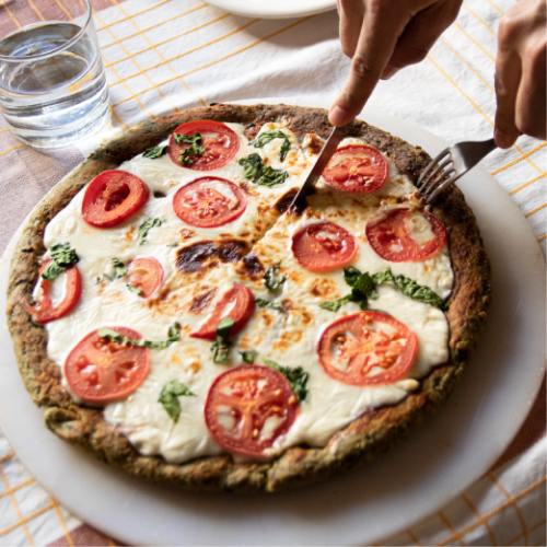 Prepizza integral de espinaca