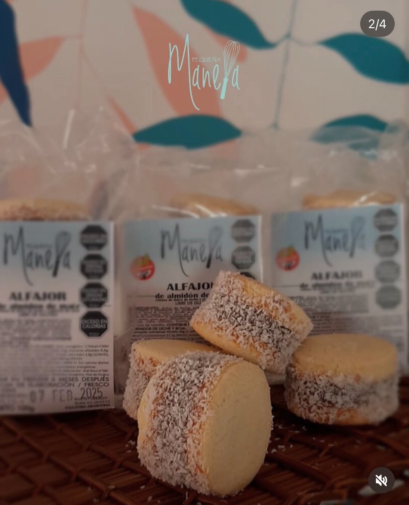 Alfajor de maicena - Manela