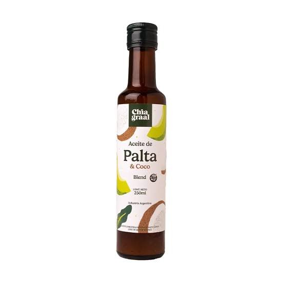 Aceite de palta y coco - Chia Graal (250ml)
