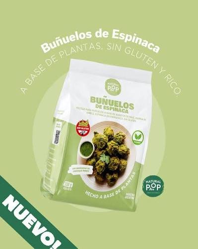 Premezcla de buñuelos de espinaca - Natural Pop
