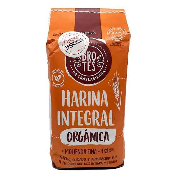 Harina integral orgánica fina - Brotes (1kg)