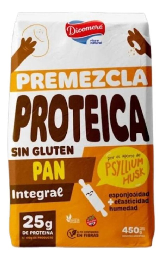 Premezcla para pan integral proteico - Dicomere (450gr)