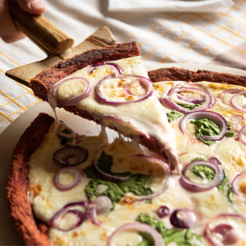 Prepizza integral de remolacha