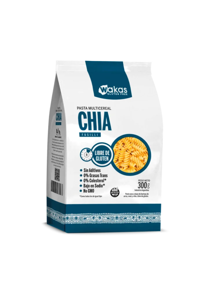 Pasta multicereal chía - Wakas
