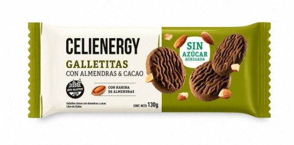 Galletitas de almendras & cacao - Celienergy
