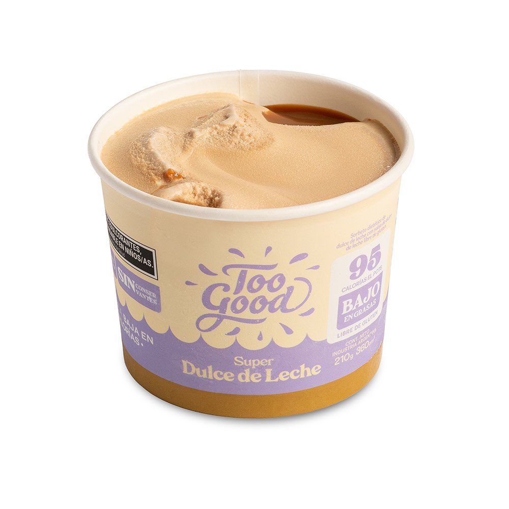 Helado de dulce de leche - Too Good