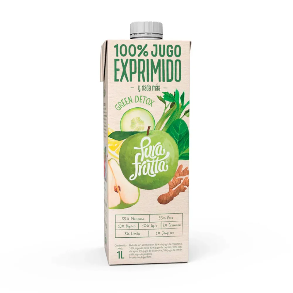 Jugo green detox - Pura Frutta
