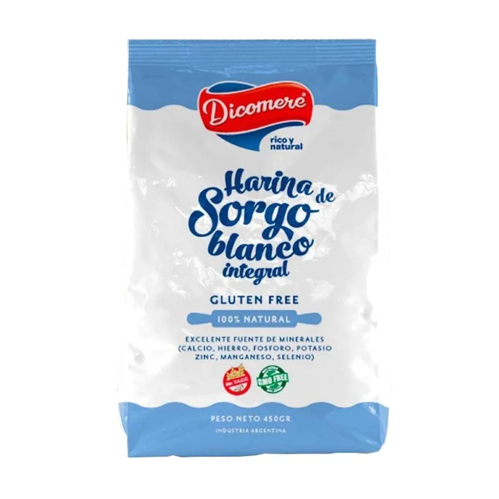 Harina de sorgo blanco integral - Dicomere (450gr)