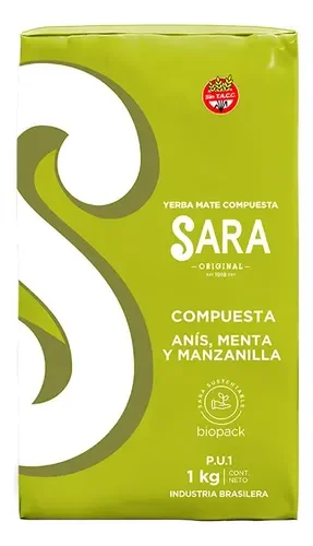 Yerba Sara con anis, menta y manzanilla - 500gr
