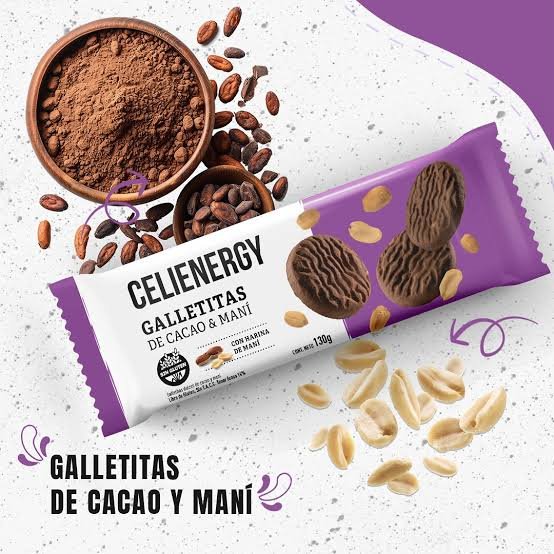 Galletitas de cacao & mani - Celienergy