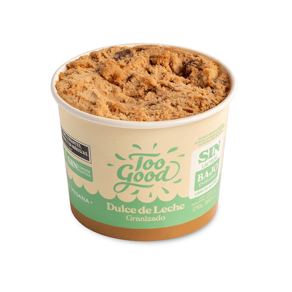 Helado de dulce de leche granizado - Too Good