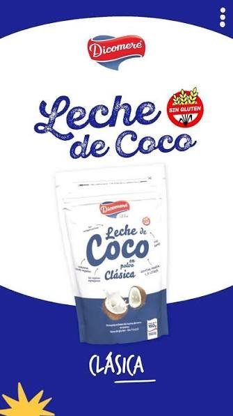 Leche de coco en polvo - Dicomere (150gr)