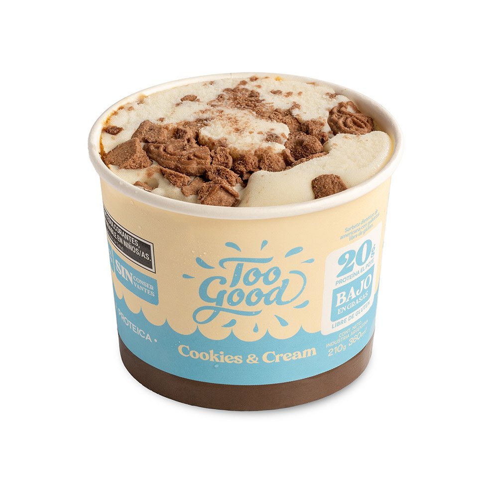 Helado cookie & cream - Too Good
