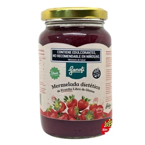 Mermelada de frutilla con stevia - Ganofi