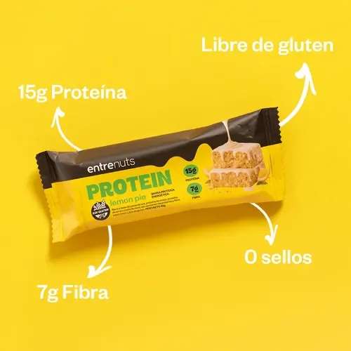 Barrita proteica lemon pie - Entrenuts
