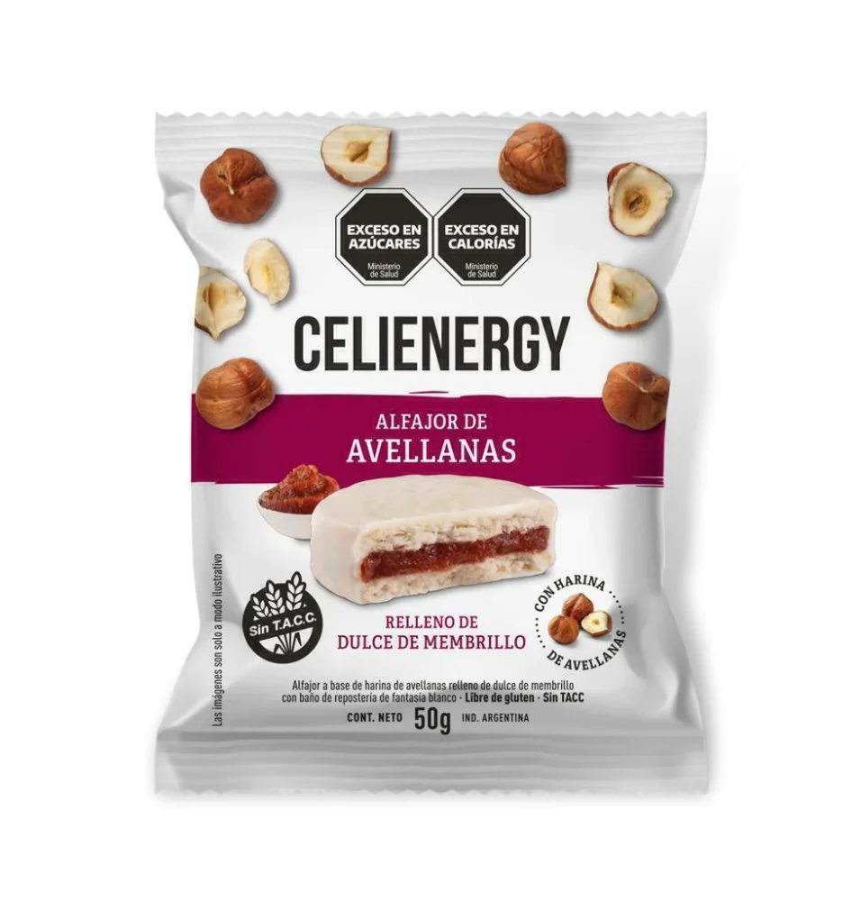 Alfajor de avellanas - Celienergy