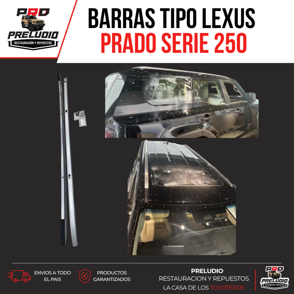 BARRAS TIPO LEXUS PRADO 250