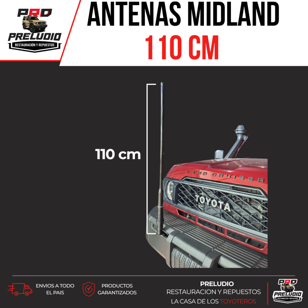 ANTENA AUSTRALIANA MIDLAND 110 CM