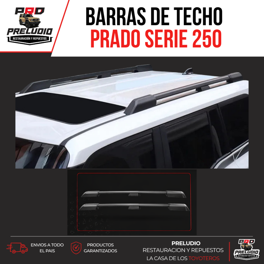 BARRAS DE TECHO PRADO SERIE 250
