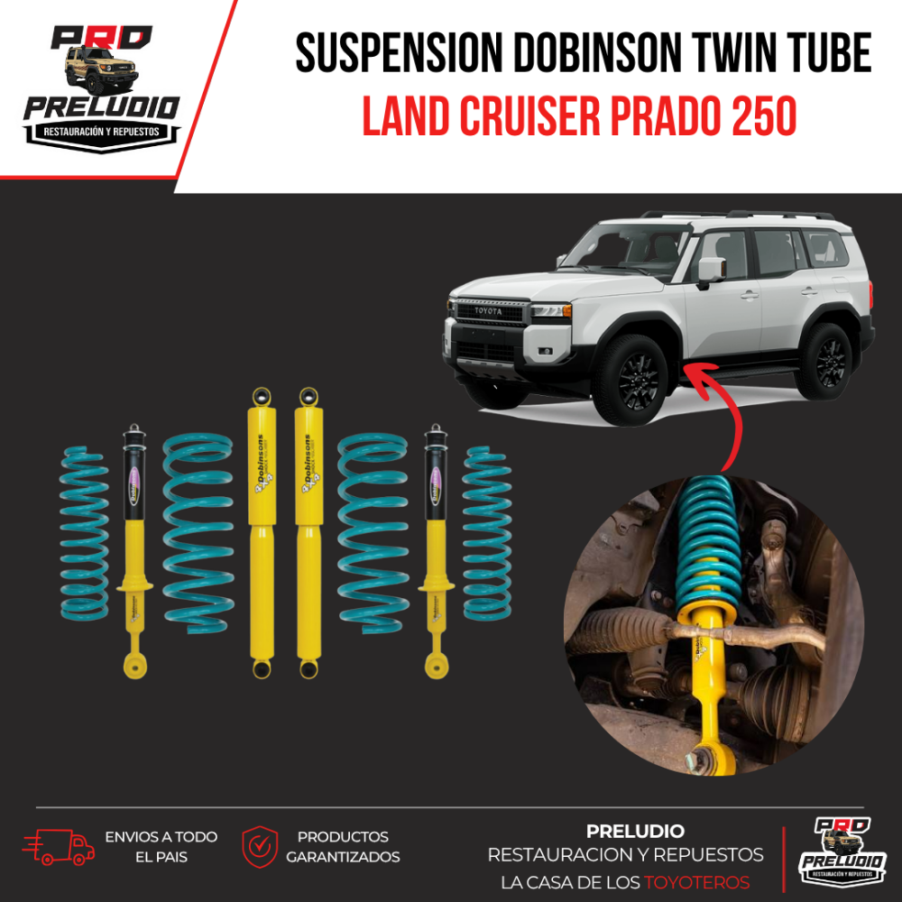 SUSPENSION DOBINSON TWIN TUBE PRADO 250