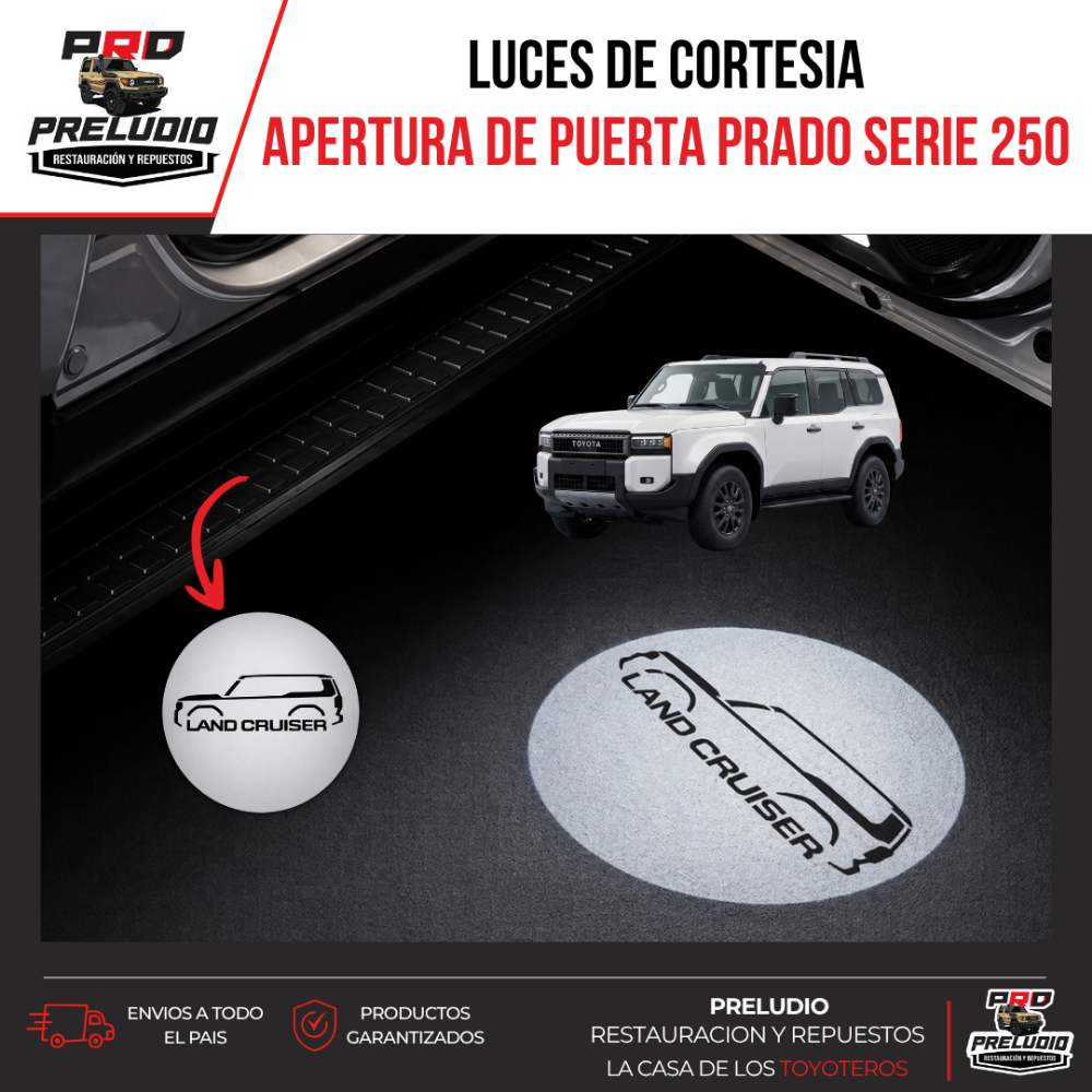 LUZ DE CORTESIA PRADO SERIE 250