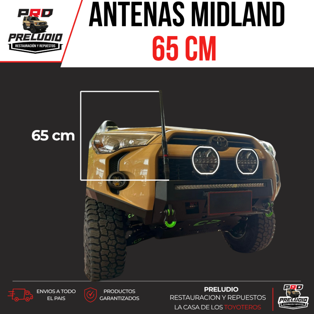 ANTENA AUSTRALIANA MIDLAND 65 CM