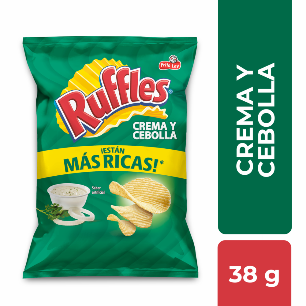 Ruffles Crema y cebolla 38g