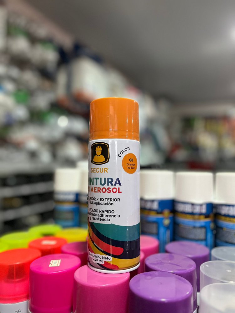 PINTURA AEROSOL"AMARRILLO NARANJA(68)"