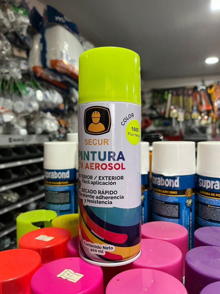 PINTURA AEROSOL "AMARILLO  FLUOR(1005)"