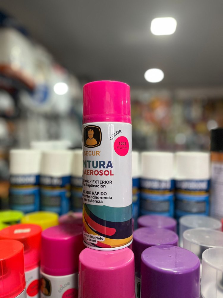PINTURA AEROSOL "ROSA FLUOR(1002)"