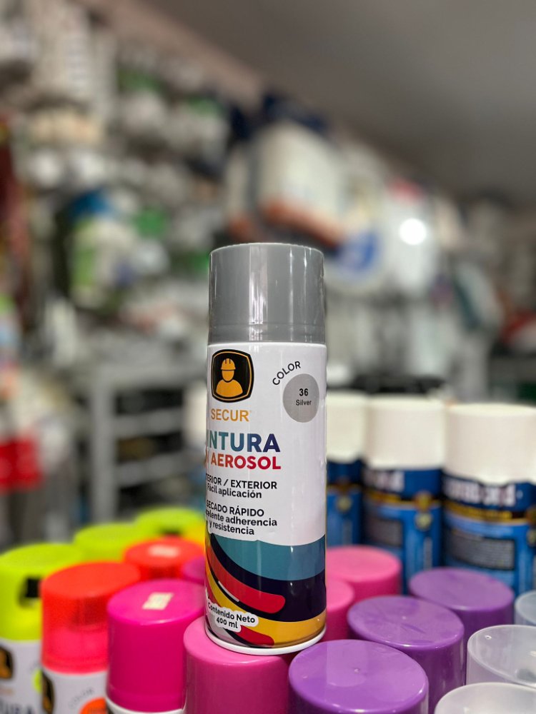 PINTURA AEROSOL "GRIS PLATA(36)"