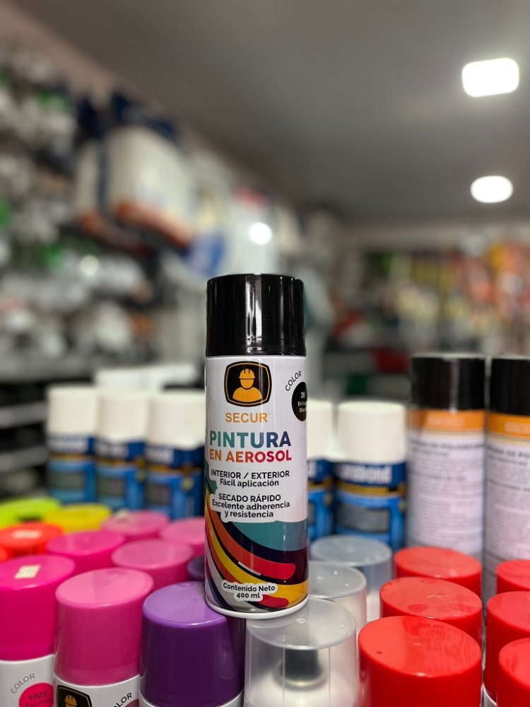 PINTURA AEROSOL "NEGRO BRILLANTE(39)"