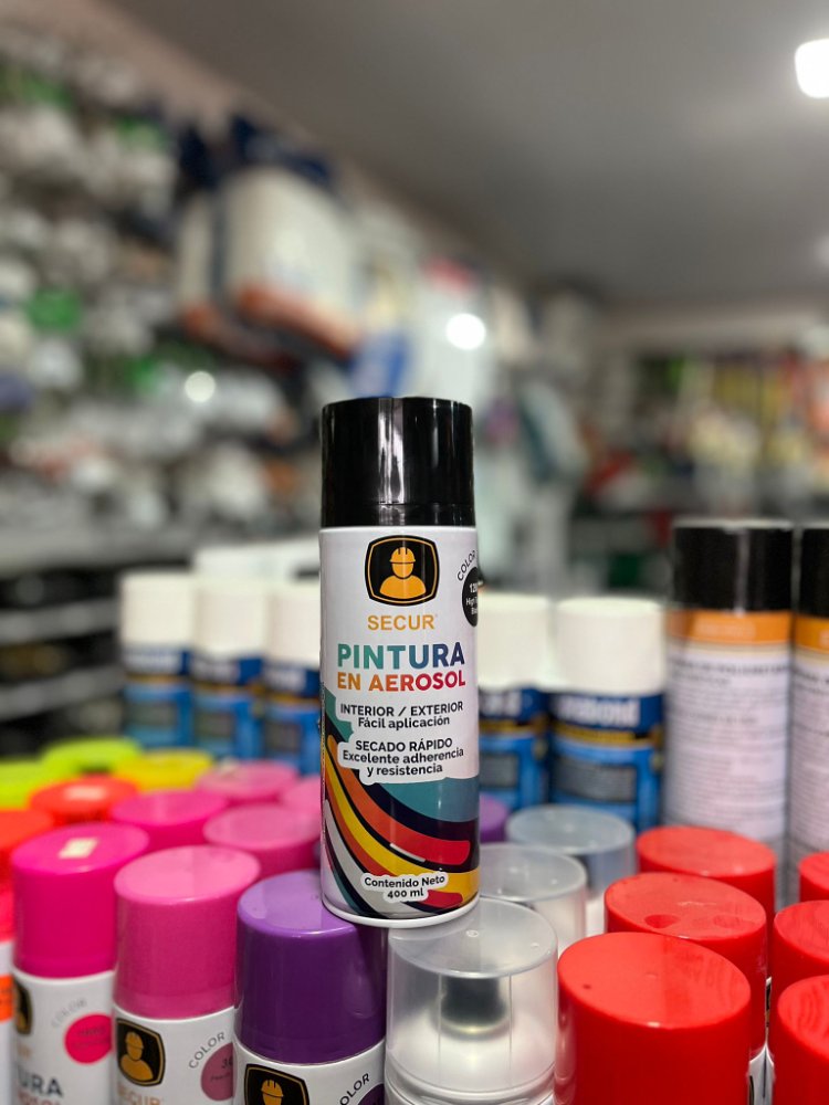 PINTURA AEROSOL "NEGRO ALTA TEMPERATURA(1200)"