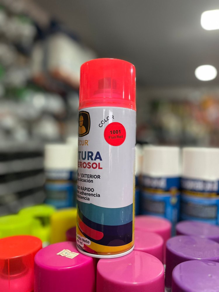 PINTURA AEROSOL "ROJO FLUOR(1001)"