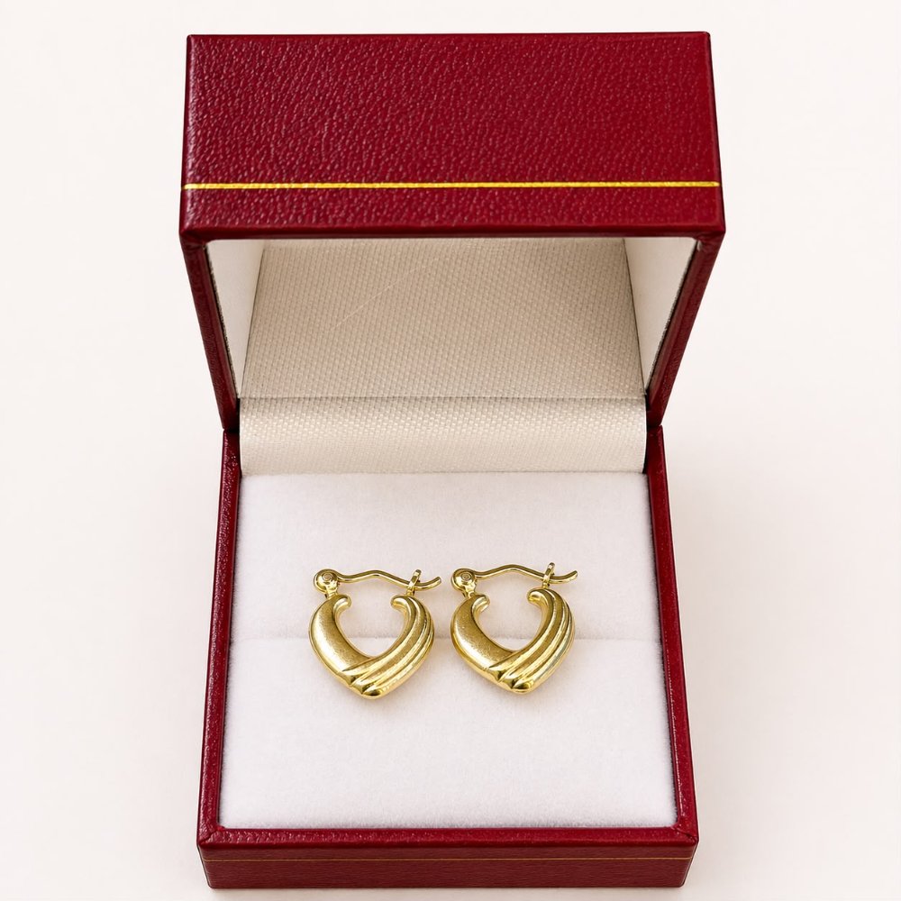 CANDONGA LISA LINEAL ORO LAMINADO 18K