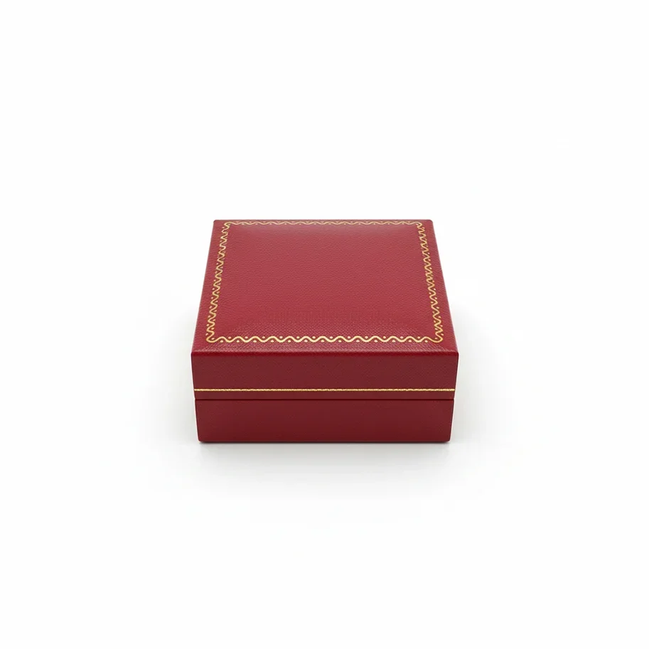 CAJA DE SET O PULSERA TEJIDA  ROJA CARTIER